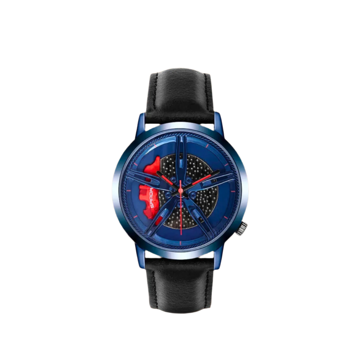 Modern Rotating Hub Dial Quartz Watch