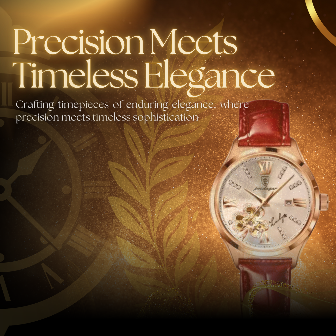 Vintage Moonphase Dial Bracelet Watch