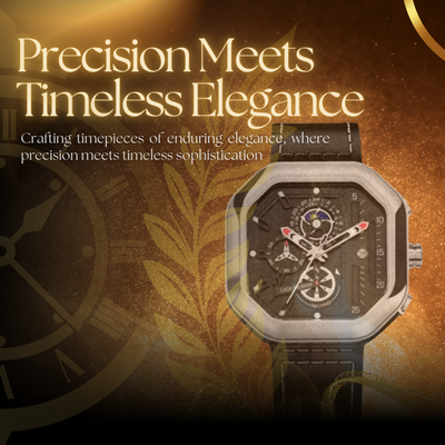 Modern Quartz Chronograph Watch