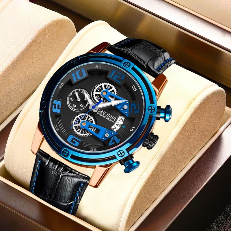 Men’s Modern Luminous Quartz Chronograph Watch