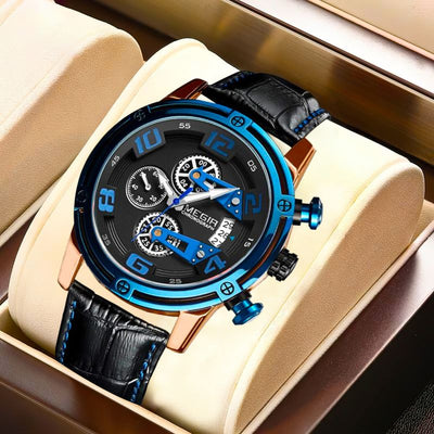 Men’s Modern Luminous Quartz Chronograph Watch