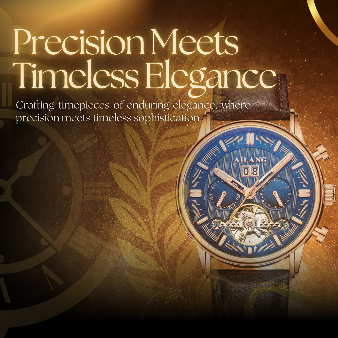 Modern Fashion Tourbillion Men's Watch