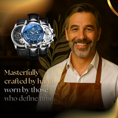 Quartz Leather Band Watch