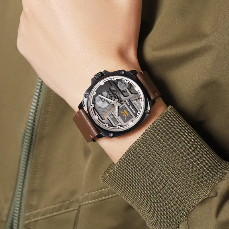Classic Quartz Leather Men's Watch