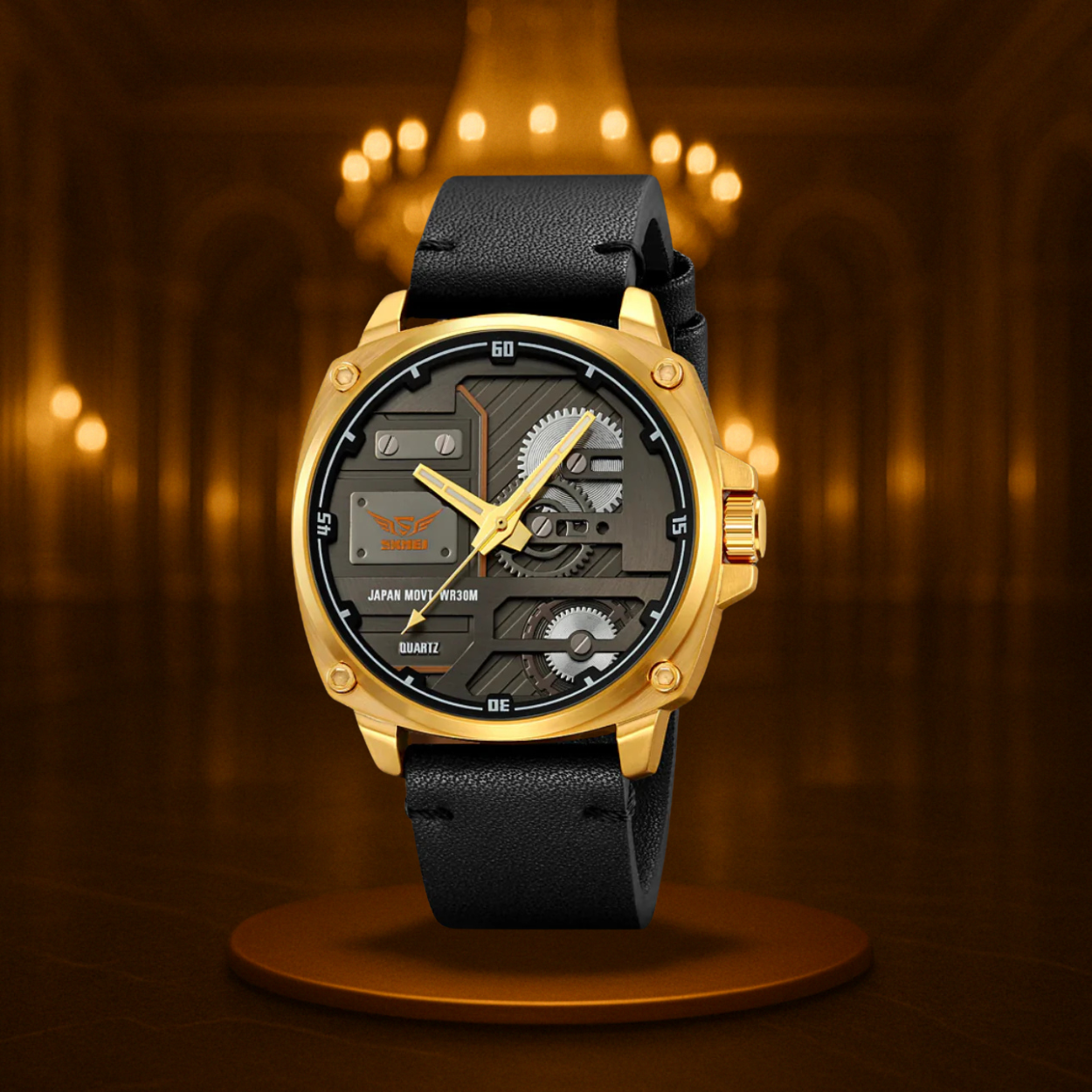 Classic Quartz Leather Men's Watch