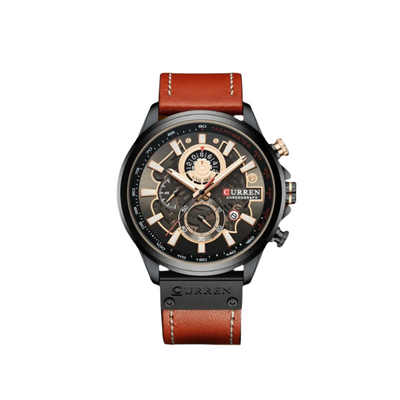Vintage Multifunction Quartz Calendar Watch