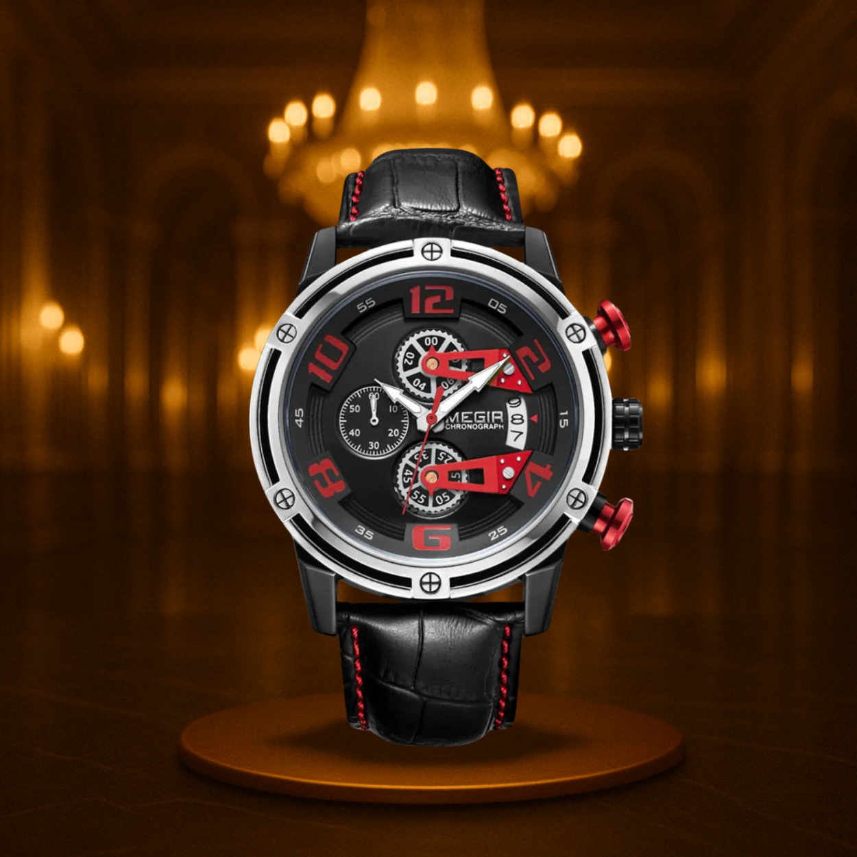 Men’s Modern Luminous Quartz Chronograph Watch