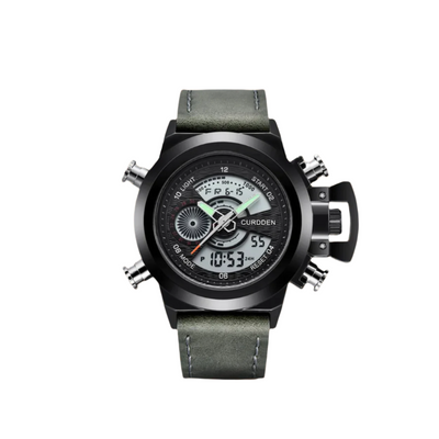 Modern Dual Time Fashion Chronograph Watch