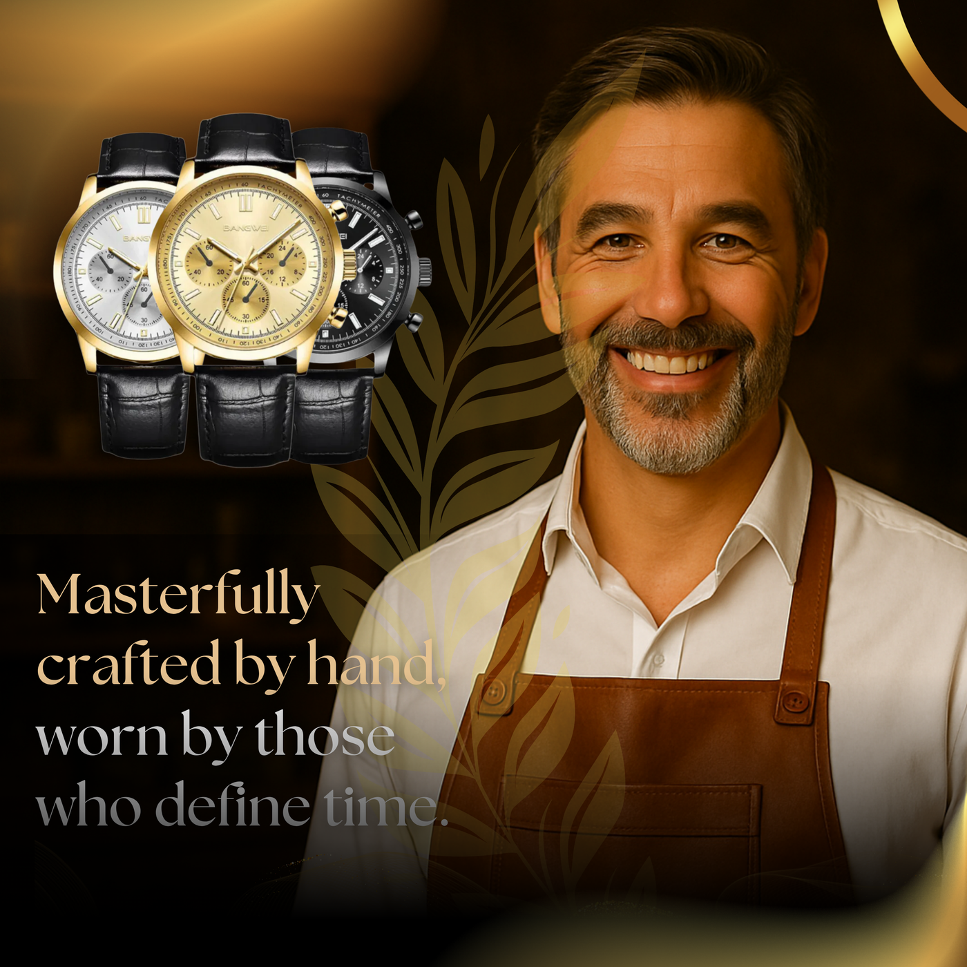 Classic Sport Military Business Leather Quartz Watch
