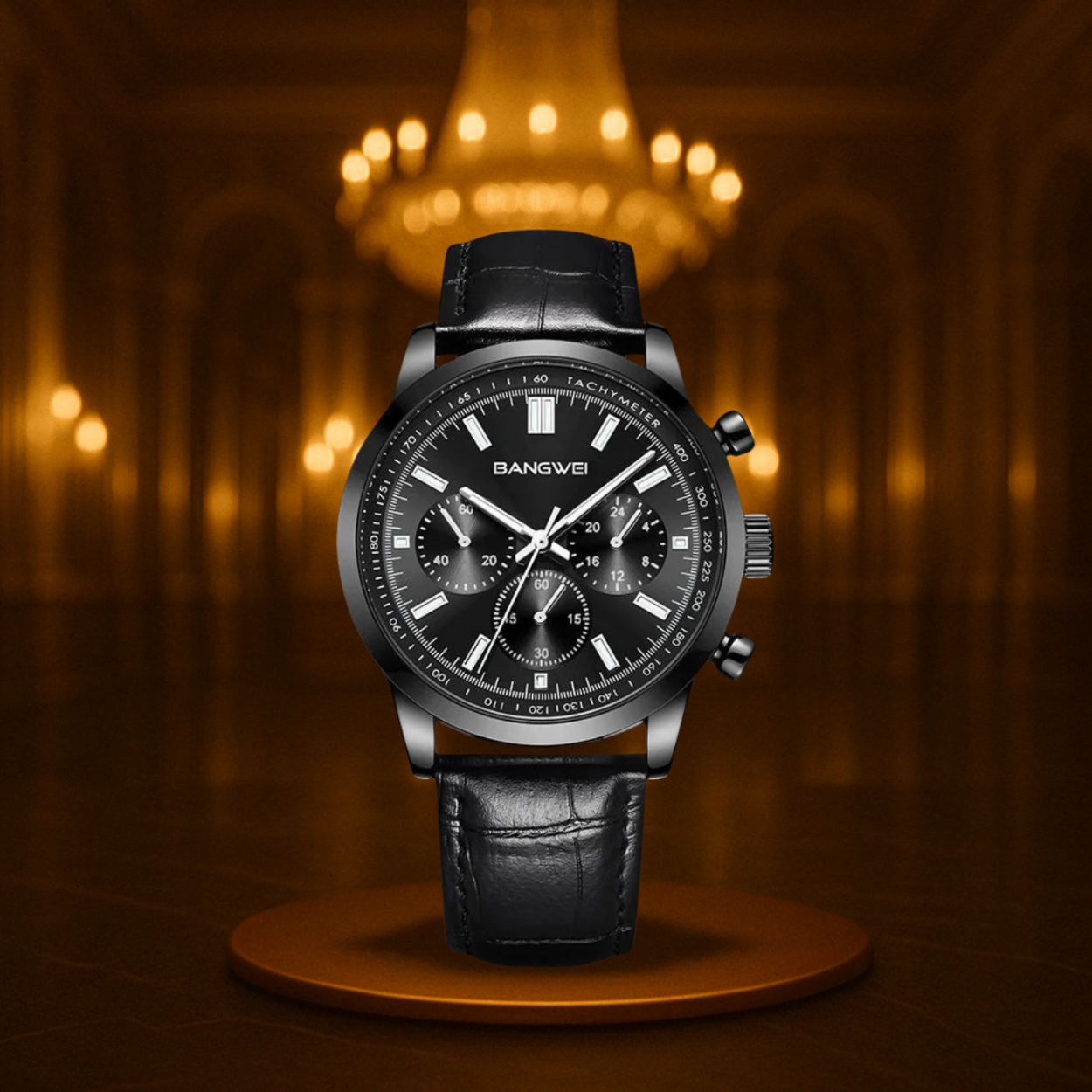 Classic Sport Military Business Leather Quartz Watch