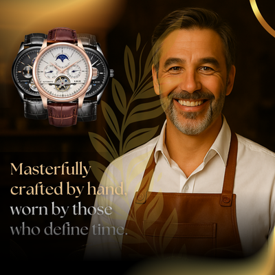 Modern Automatic Mechanical Tourbillion Men's Watch