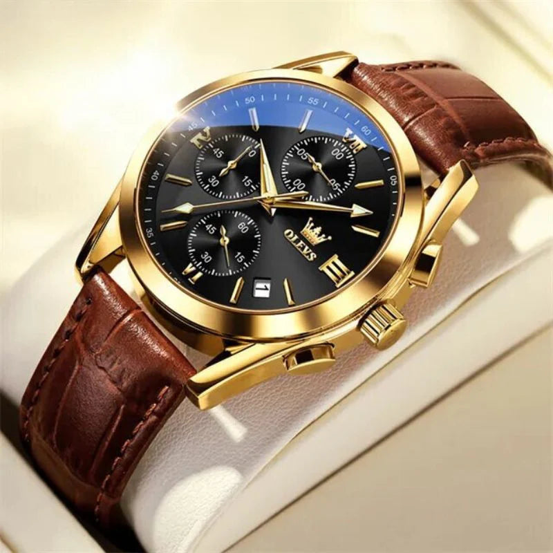 Classic Quartz Luminous Chronograph Watch