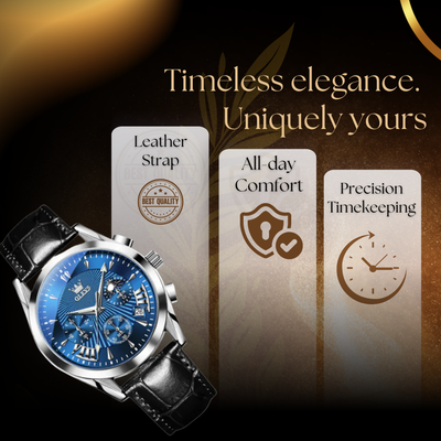 Quartz Leather Band Watch
