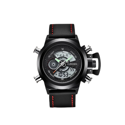 Modern Dual Time Fashion Chronograph Watch