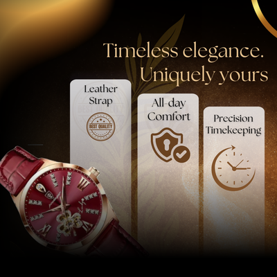Vintage Moonphase Dial Bracelet Watch