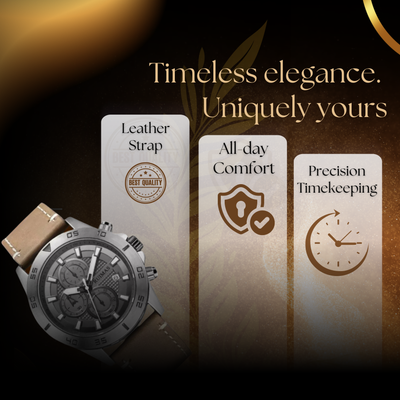 Casual Dial Quartz Chronograph Watch