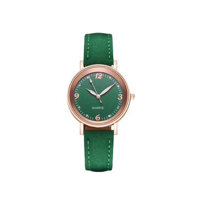 Vintage Leather Band Watch for Women