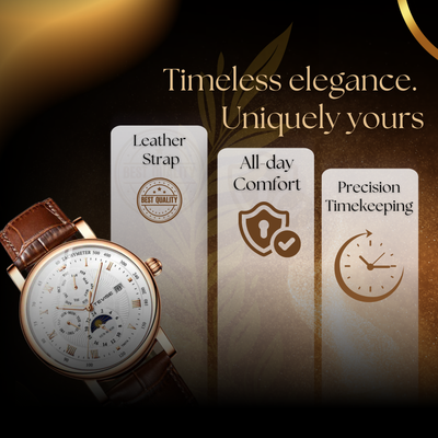 Classic Men's Automatic Leather Watch
