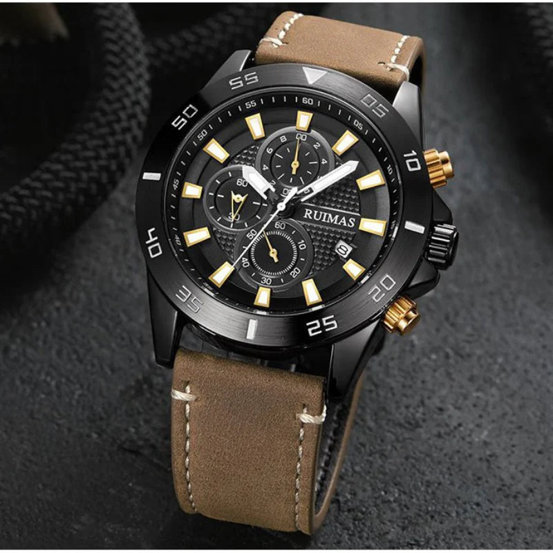 Casual Dial Quartz Chronograph Watch