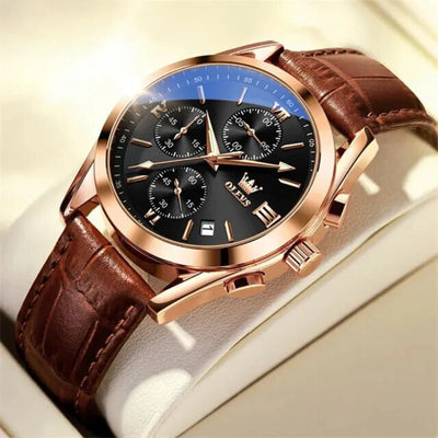 Classic Quartz Luminous Chronograph Watch