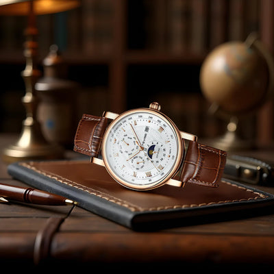 Classic Men's Automatic Leather Watch