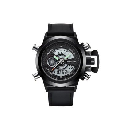 Modern Dual Time Fashion Chronograph Watch