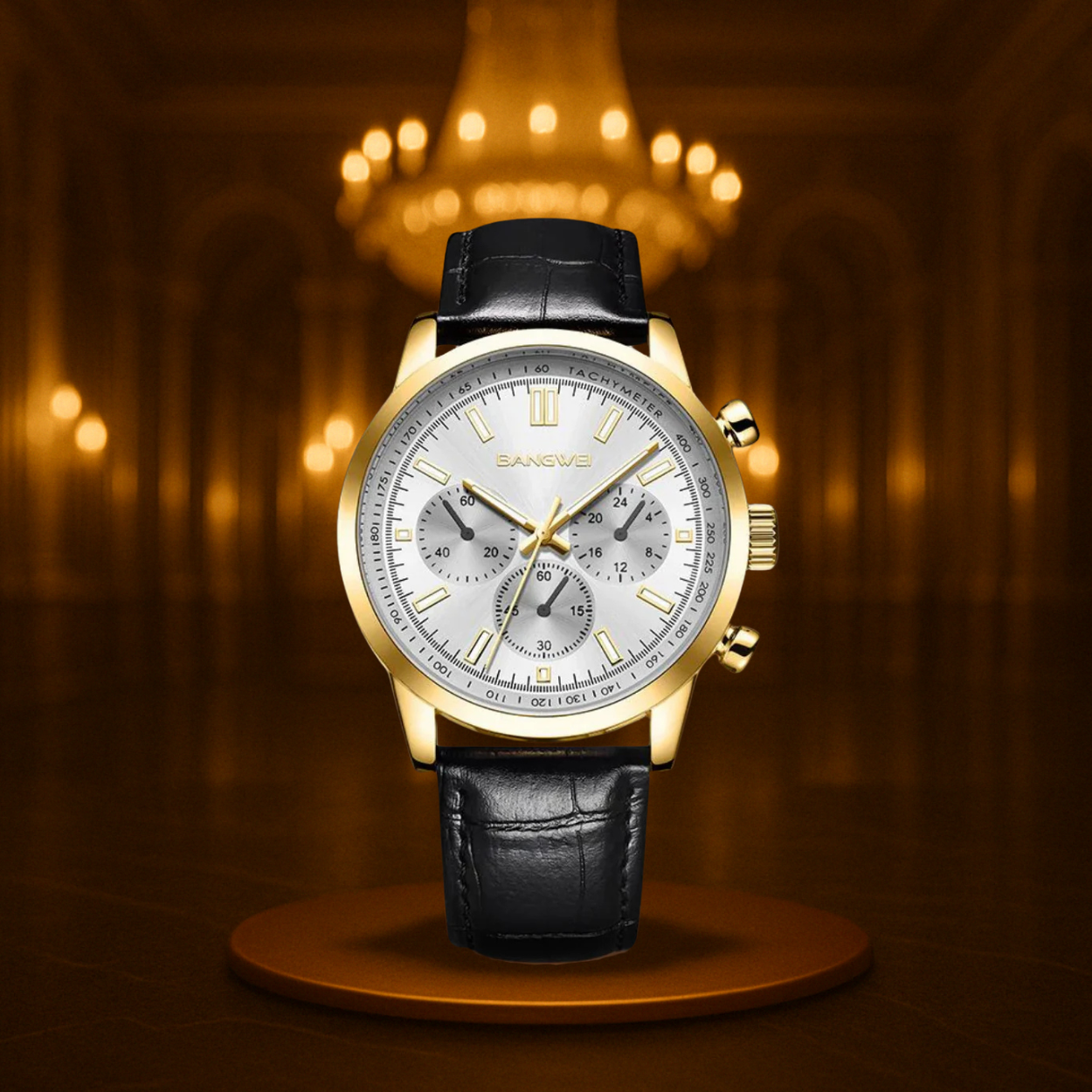Classic Sport Military Business Leather Quartz Watch