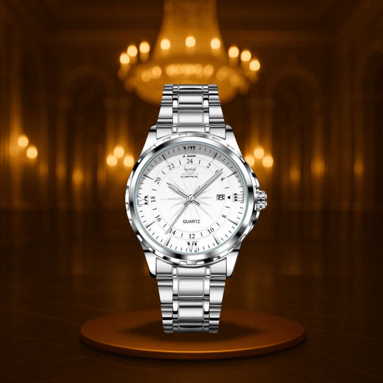 Casual Multifunction Chronograph Watch for Men