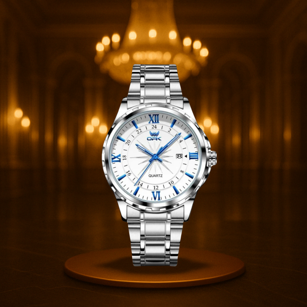Casual Multifunction Chronograph Watch for Men