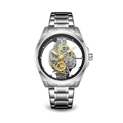 Modern Motor Head Lone Wolf - Wild Gold Edition Men's Watch