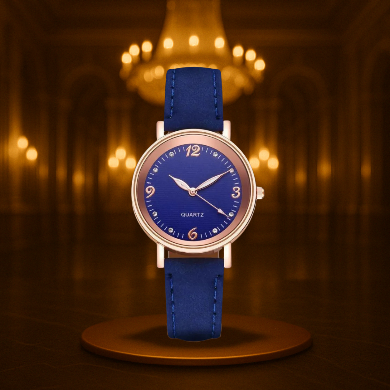 Vintage Leather Band Watch for Women