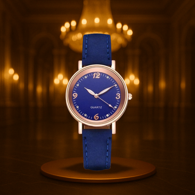 Vintage Leather Band Watch for Women