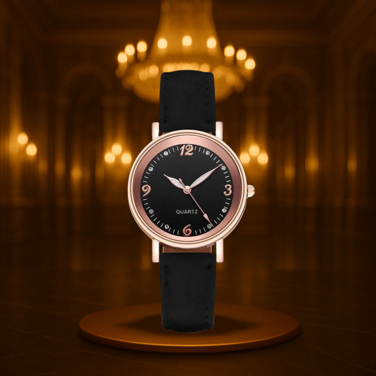 Vintage Leather Band Watch for Women