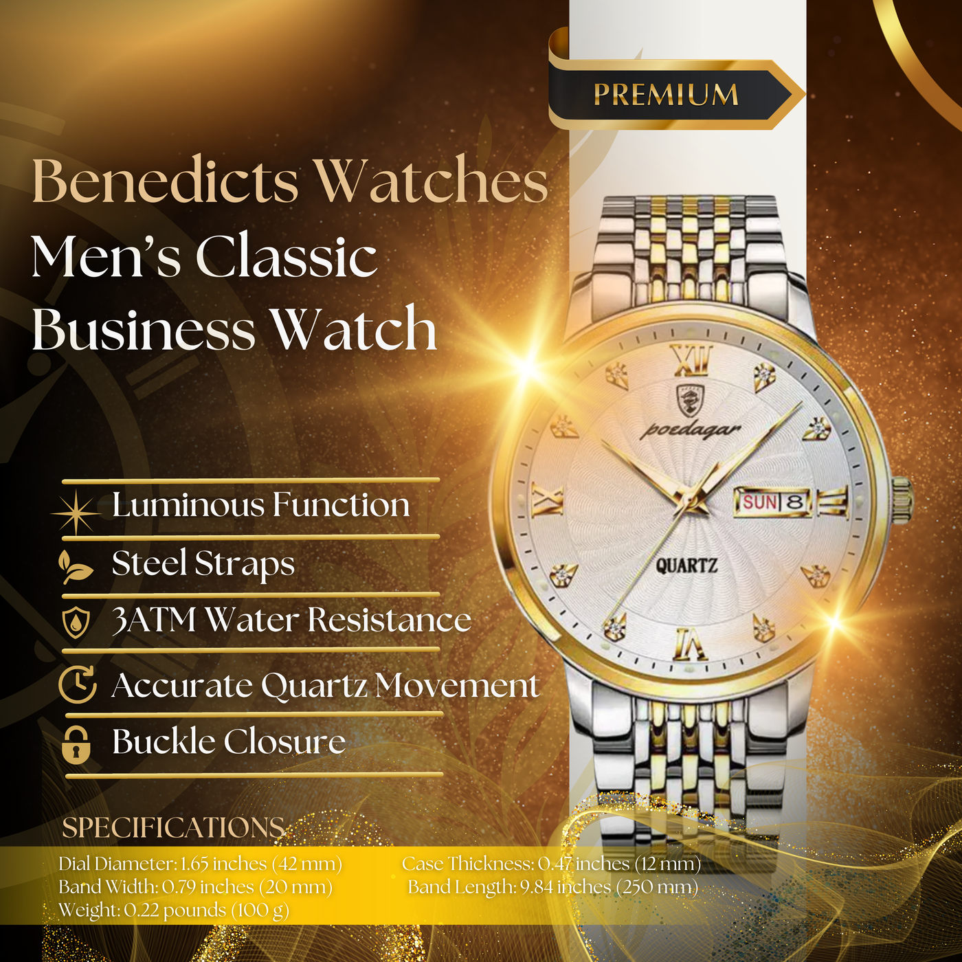 Classic Men's Luminous Business Watch