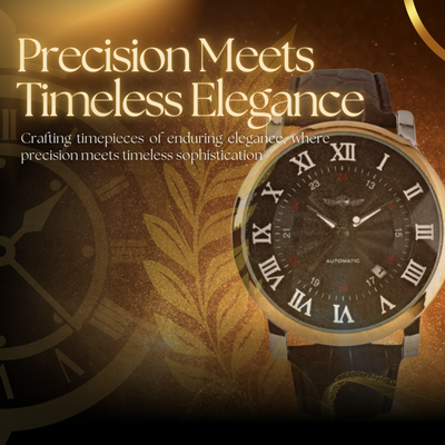Timeless Full Automatic Leather Watch