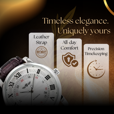 Timeless Full Automatic Leather Watch
