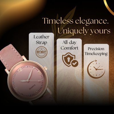 Casual Leather Band Watch for Women