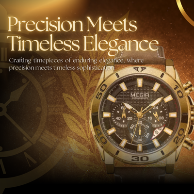 Classic Leather Strap Men's Watch