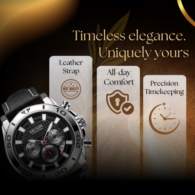 Classic Leather Strap Men's Watch