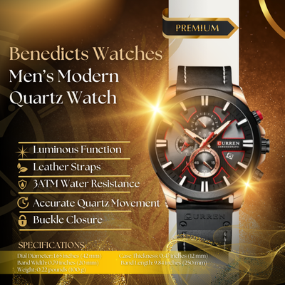 Modern Design Men's Quartz Watch