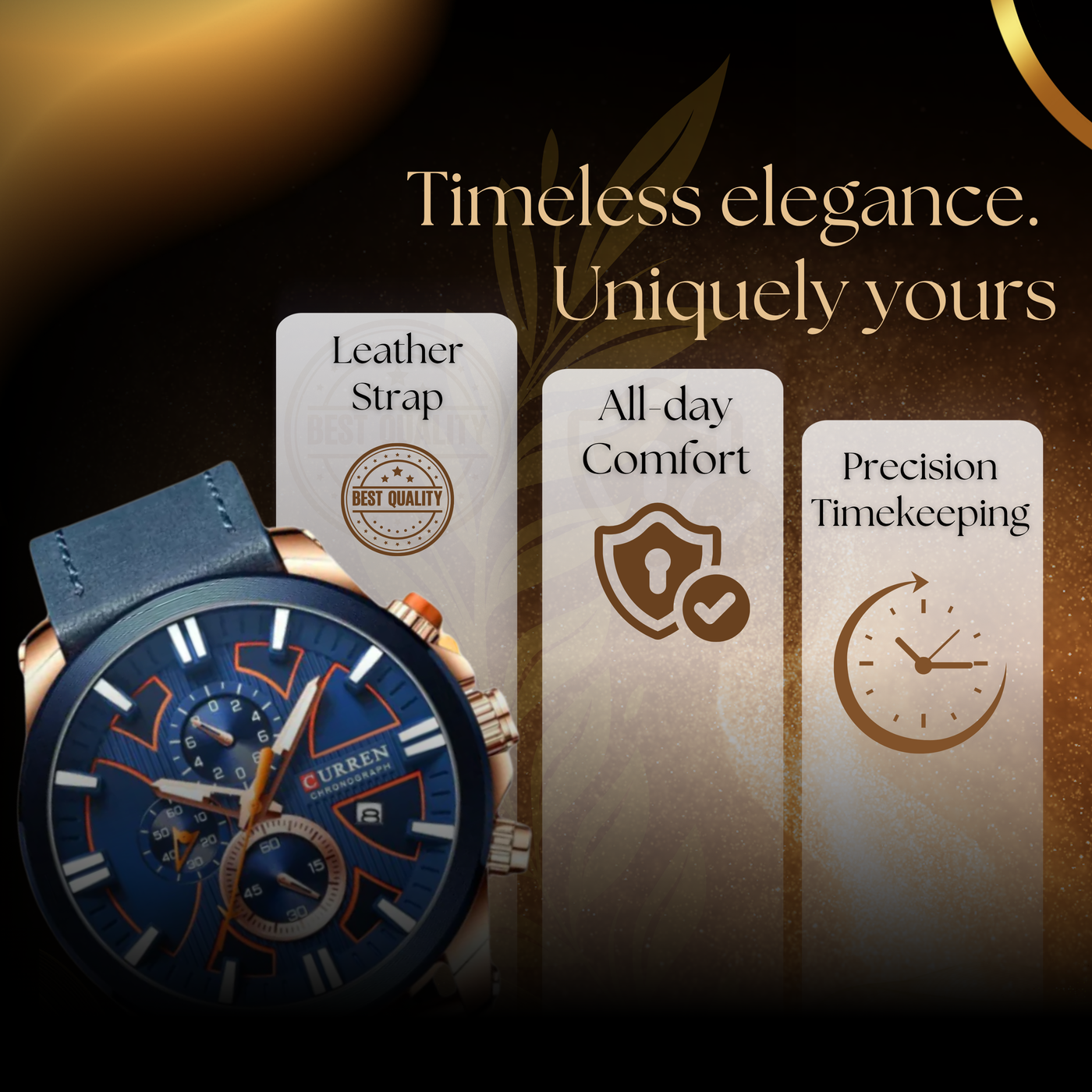 Modern Design Men's Quartz Watch