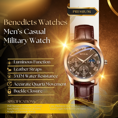 Casual Military Inspired Watch for Men