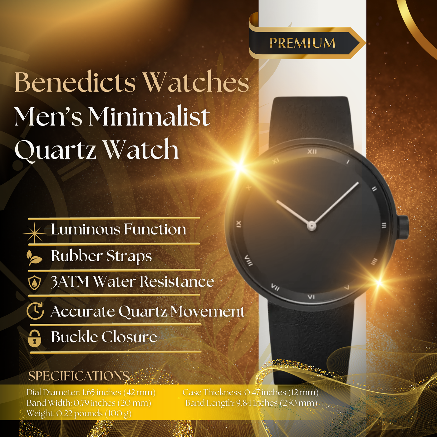 Minimalist Style Quartz Wrist Watch