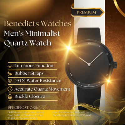 Minimalist Style Quartz Wrist Watch