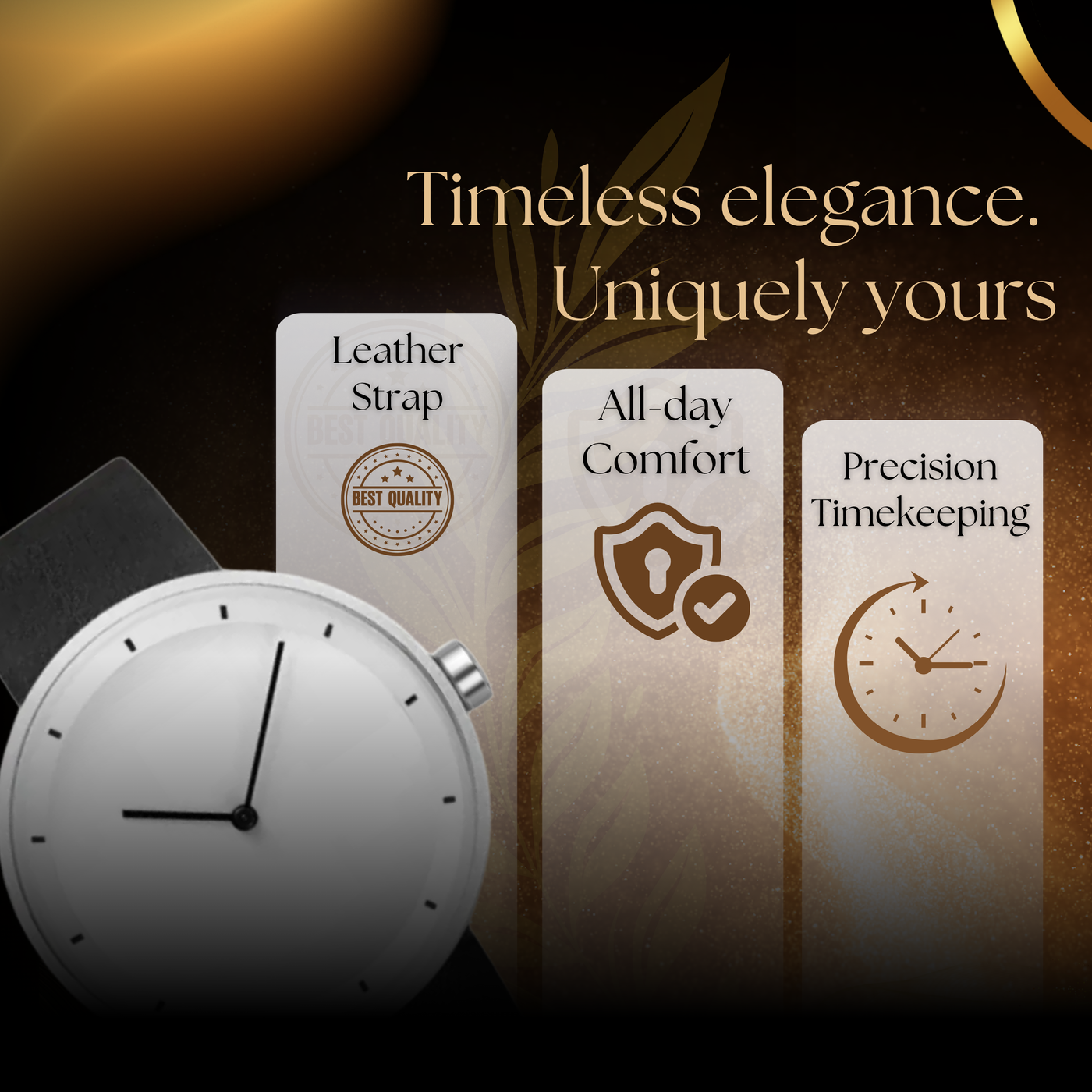 Minimalist Style Quartz Wrist Watch
