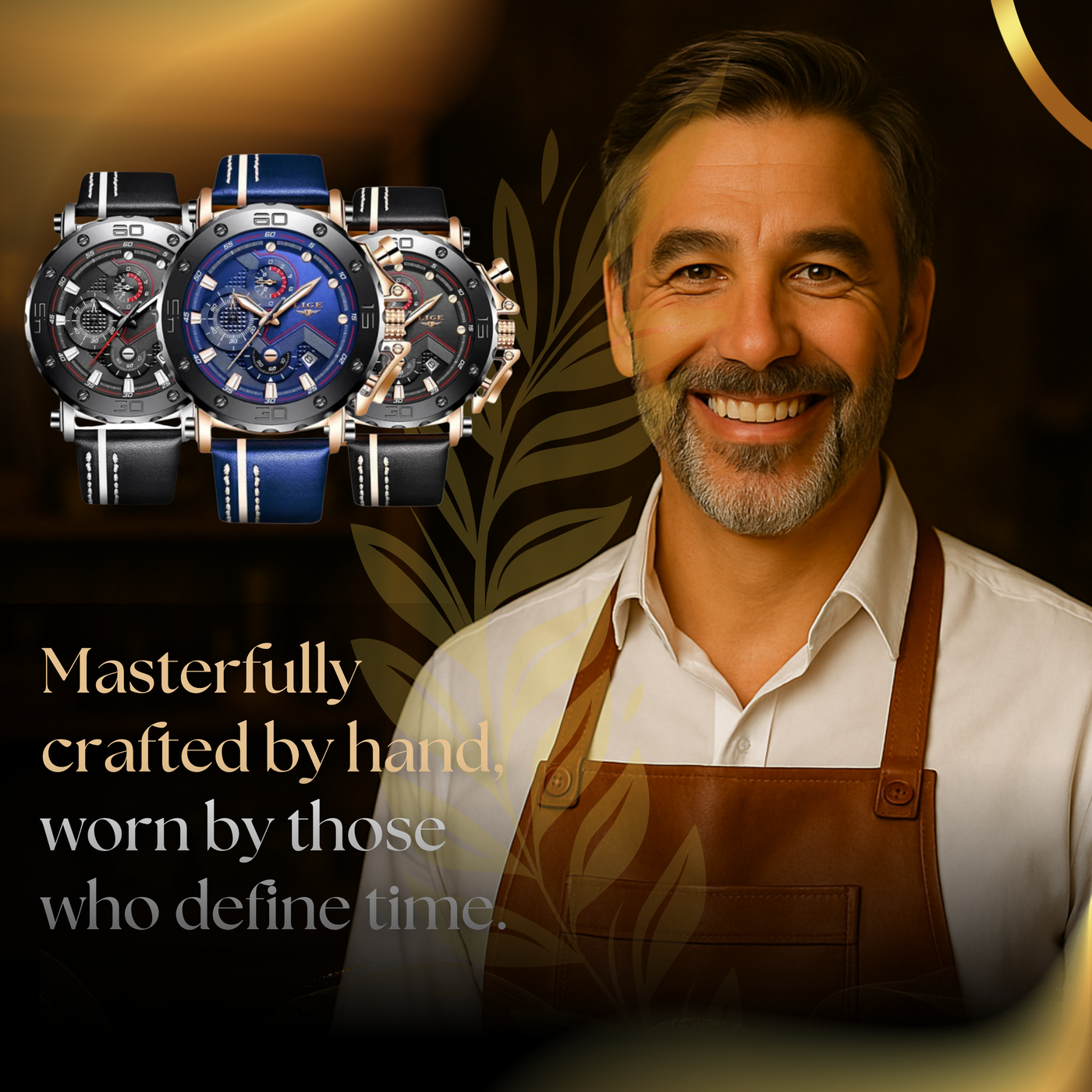 Classic Military Steel Quartz Watch