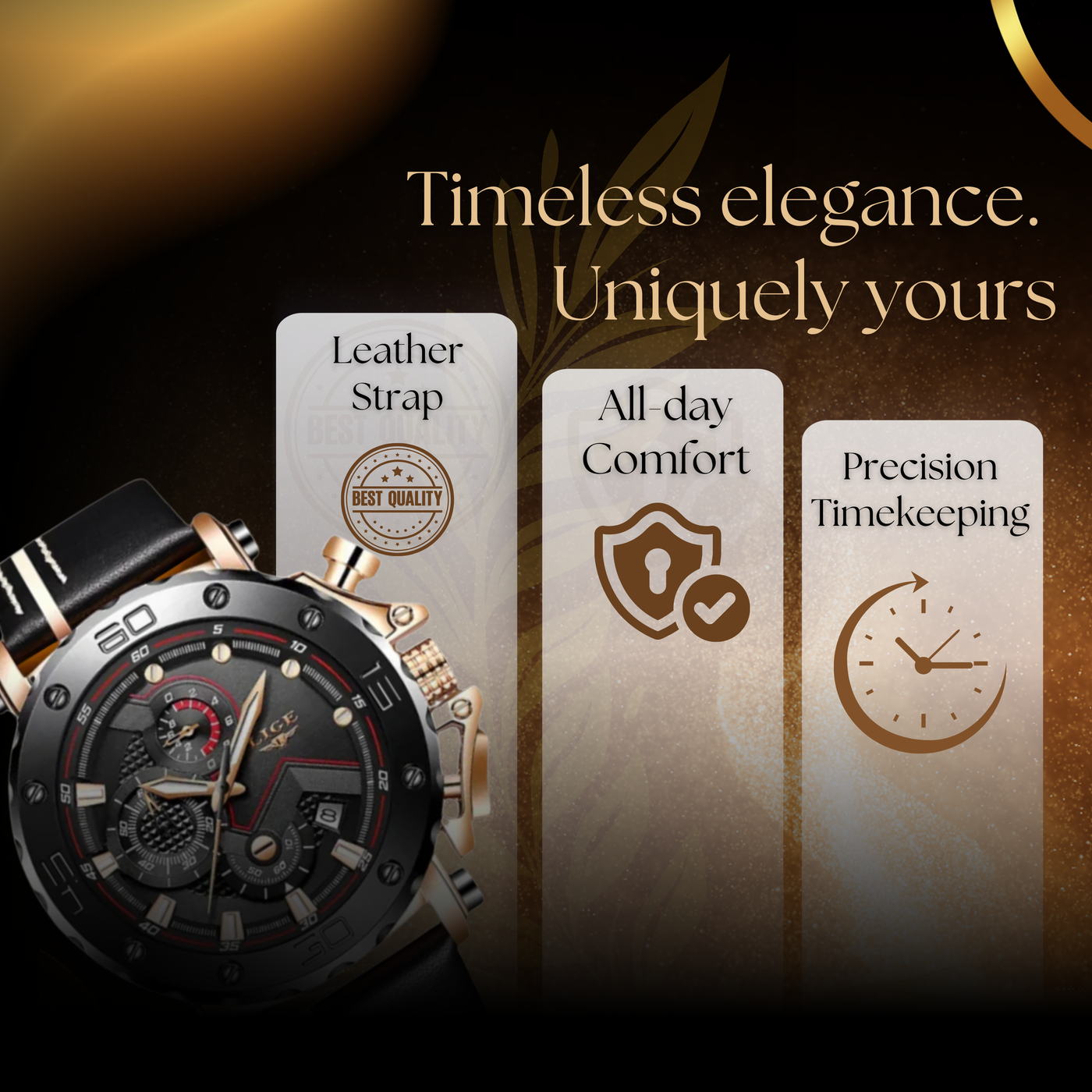 Classic Military Steel Quartz Watch