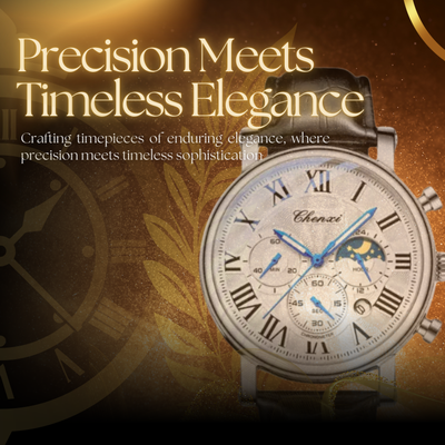 Classic Leather Strap Quartz Watch
