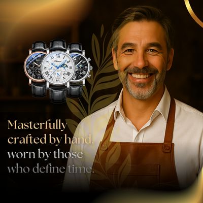 Classic Leather Strap Quartz Watch