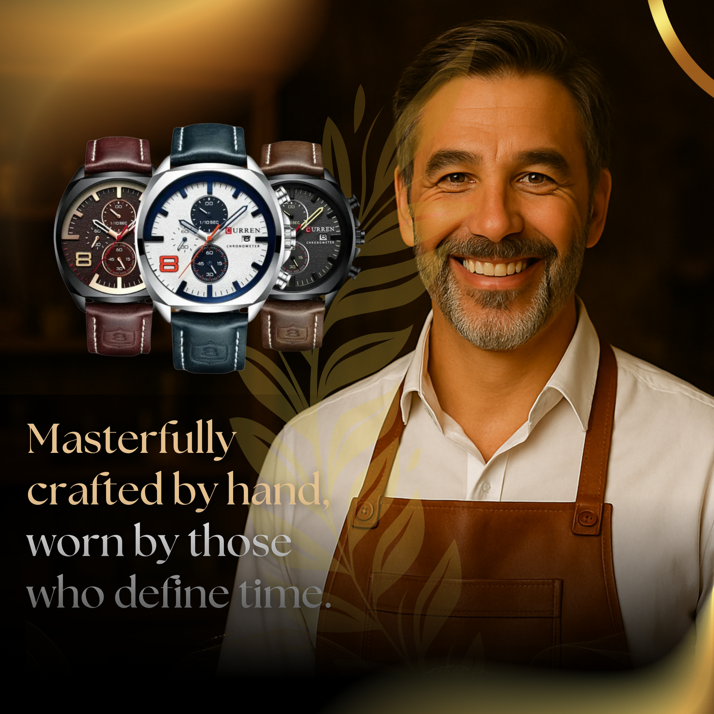 Classic Chronograph Sport Military Watch